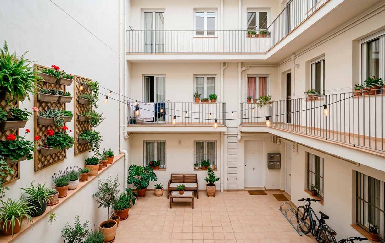 decorar-patio-de-luces-comunitario-ideas-creativas-y-practicas